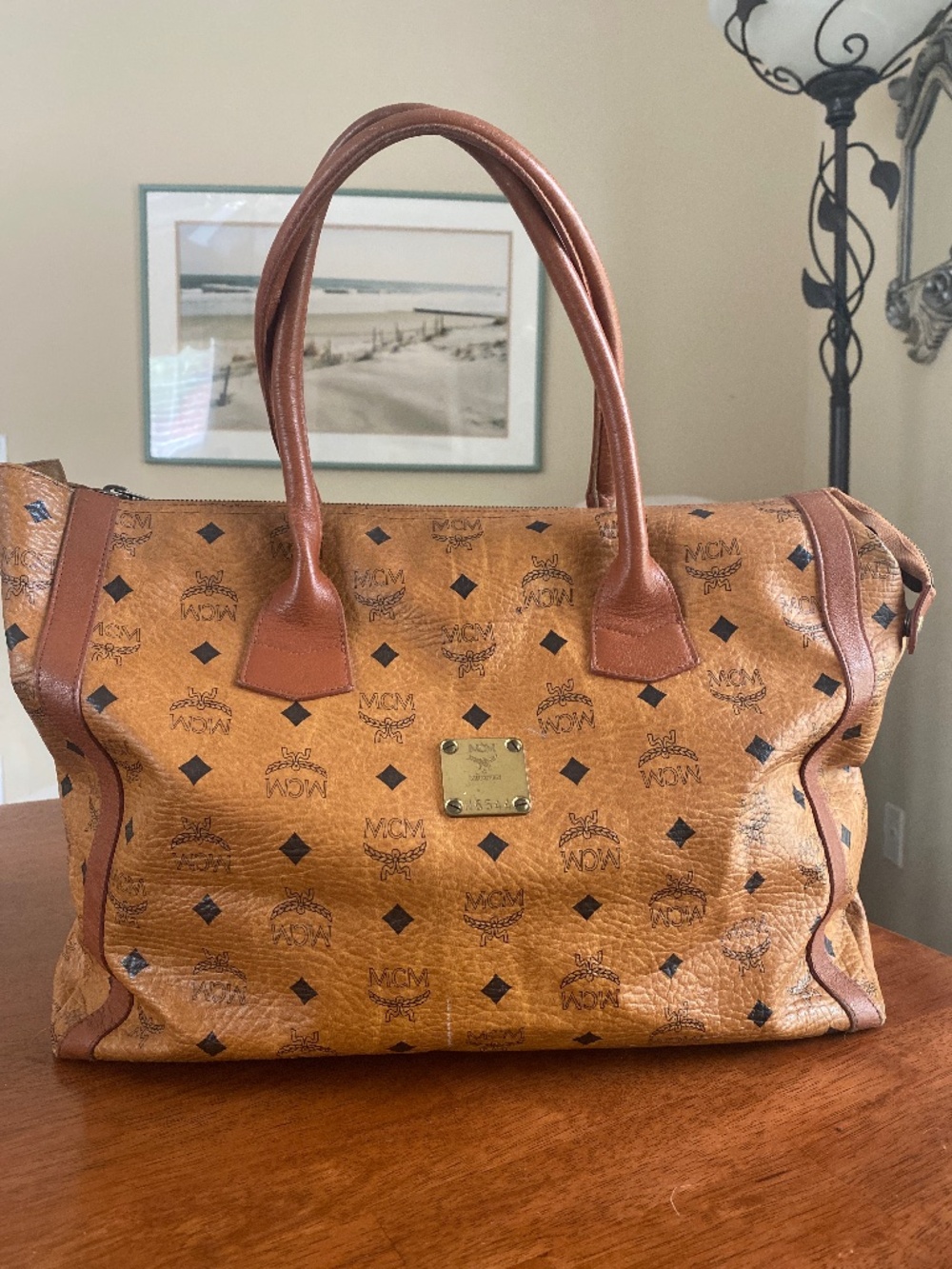 Mcm Tod Bag/ Hobo Bag 80s
